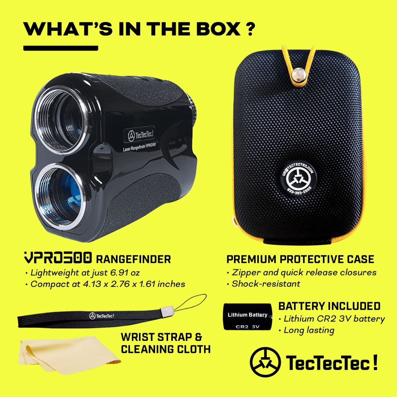 TecTecTec VPRO500 Golf Rangefinder function