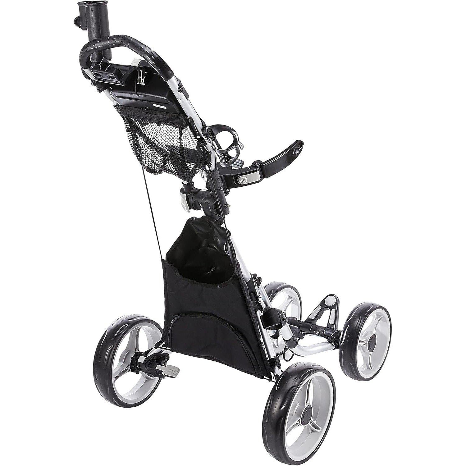 CaddyTek Explorer V8 - SuperLite 4 Wheel Golf Push Cart, Explorer Version 8