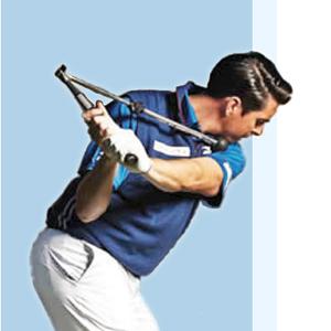 Golf Swing Trainer Aid Adjustable, Portable Golf Training Aid to Improve Hinge, Forearm Rotation, Shoulder Turn – Lightweight, Durable Golf Trainer with Ergonomic Grip