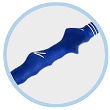 Comfortable shoulder cushion Ergonomic, padded grip suits a range of hand sizes