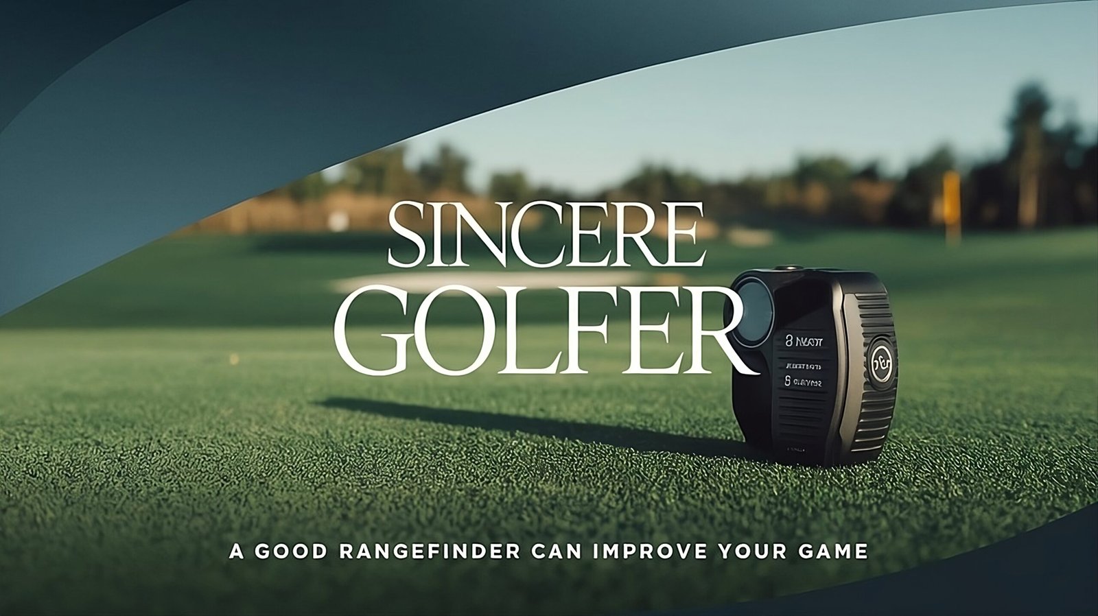 Sincere golfer rangefinder