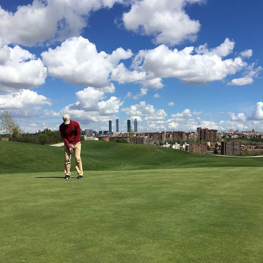 golf, spain, landscape