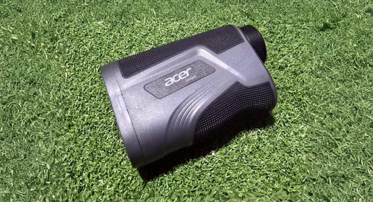 Acer golf rangefinder on grass
