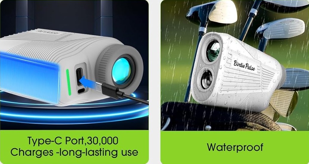 BirdiePulse Golf Rangefinder battery