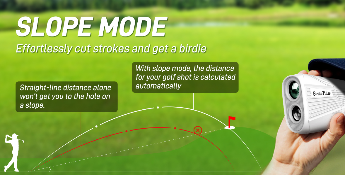 BirdiePulse Golf Rangefinder scope