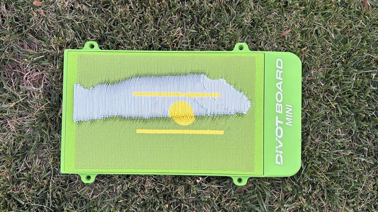 Golf Hitting Mat & Swing Path Trainer